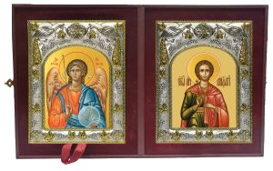 Складень Ангел Хранитель и Вонифатий мученик