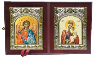 Складень Ангел Хранитель и Избавление от бед страждущих, икона Божией Матери