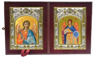 Складень Ангел Хранитель и Гавриил Архангел