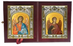 Складень Ангел Хранитель и Михаил Архангел