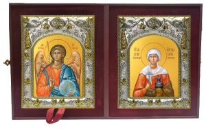 Складень Ангел Хранитель и Анастасия Узорешительница