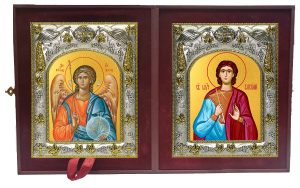 Складень Ангел Хранитель и Виталий Римлянин