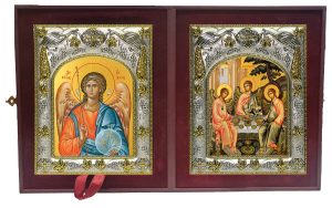 Складень Ангел Хранитель и Святая Троица