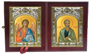 Складень Ангел Хранитель и Родион апостол