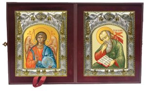 Складень Ангел Хранитель и Иоанн (Иван) Богослов Апостол