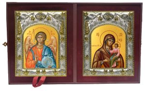 Складень Ангел Хранитель и Далматская икона Божией Матери