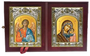 Складень Ангел Хранитель и Казанская икона Божией Матери