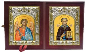 Складень Ангел Хранитель и Никита исповедник