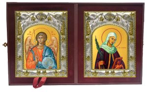 Складень Ангел Хранитель и Апполония Александрийская, Святая мученица