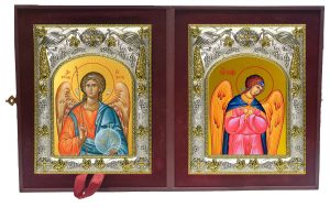 Складень Ангел Хранитель и Селафиил Архангел