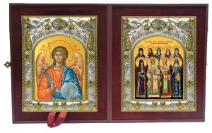 Складень Ангел Хранитель и Собор русских целителей