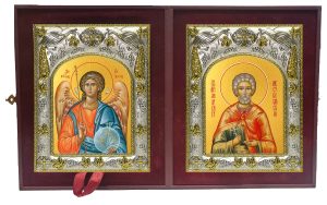 Складень Ангел Хранитель и Андрей Месукевийский