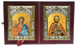 Складень Ангел Хранитель и Игорь Благоверный Великий князь