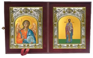 Складень Ангел Хранитель и Артема апостол