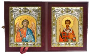 Складень Ангел Хранитель и Тимофей Прусский