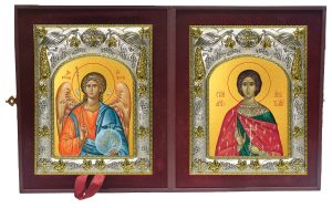 Складень Ангел Хранитель и Анатолий Никейский