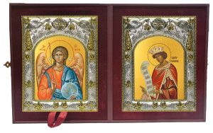 Складень Ангел Хранитель и Соломон праотец