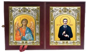 Складень Ангел Хранитель и Юрий Новицкий