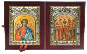 Складень Ангел Хранитель и Собор Архангела Михаила