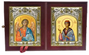 Складень Ангел Хранитель и София Слуцкая, княгиня