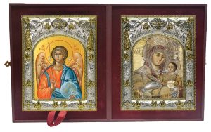 Складень Ангел Хранитель и Вифлеемская икона Божией Матери