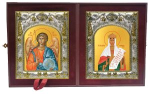 Складень Ангел Хранитель и Александра Романова