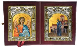 Складень Ангел Хранитель и Светоявленная икона Божией Матери