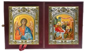 Складень Ангел Хранитель и Рождество Пресвятой Богородицы