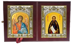 Складень Ангел Хранитель и Георгий Малеин