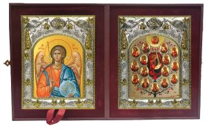 Складень Ангел Хранитель и Древо Пресвятой Богородицы