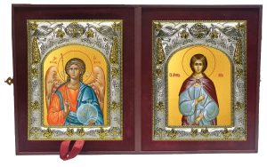Складень Ангел Хранитель и Вера Римская мученица