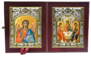 Складень Ангел Хранитель и Святая Троица