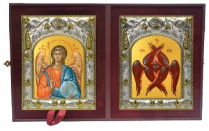 Складень Ангел Хранитель и Серафим Шестикрылый