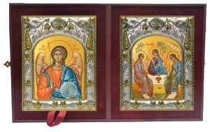 Складень Ангел Хранитель и Святая Троица