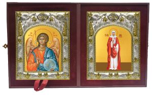 Складень Ангел Хранитель и Анна Готфская