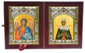 Складень Ангел Хранитель и Фивея, Вивея Едесская