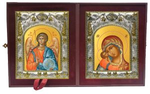 Складень Ангел Хранитель и Игоревская икона Божией помощи