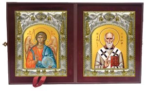 Складень Ангел Хранитель и Тимон Бострийский, апостол