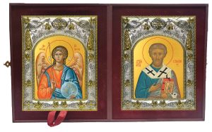 Складень Ангел Хранитель и Стахий епископ Византийский, апостол