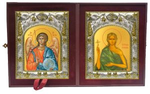 Складень Ангел Хранитель и Мария Египетская, преподобная