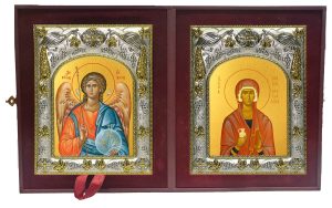 Складень Ангел Хранитель и Мария Магдалина равноапостольная, мироносица