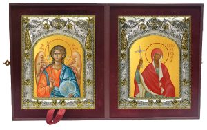 Складень Ангел Хранитель и Наталья, Наталия Никомидийская мученица