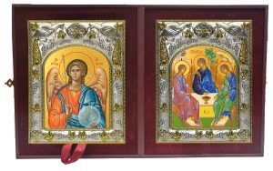 Складень Ангел Хранитель и Святая Троица