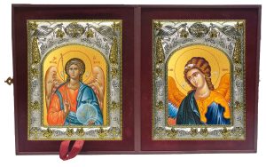 Складень Ангел Хранитель и Гавриил Архангел