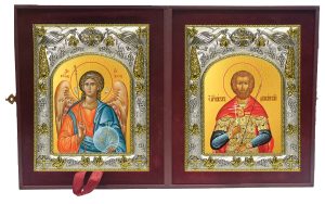 Складень Ангел Хранитель и Максим (Виктор) Фракийский, мученик