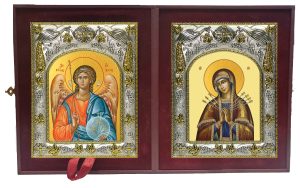 Складень Ангел Хранитель и Семистрельная икона Божией Матери