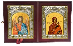 Складень Ангел Хранитель и Торопецкая икона Божией Матери
