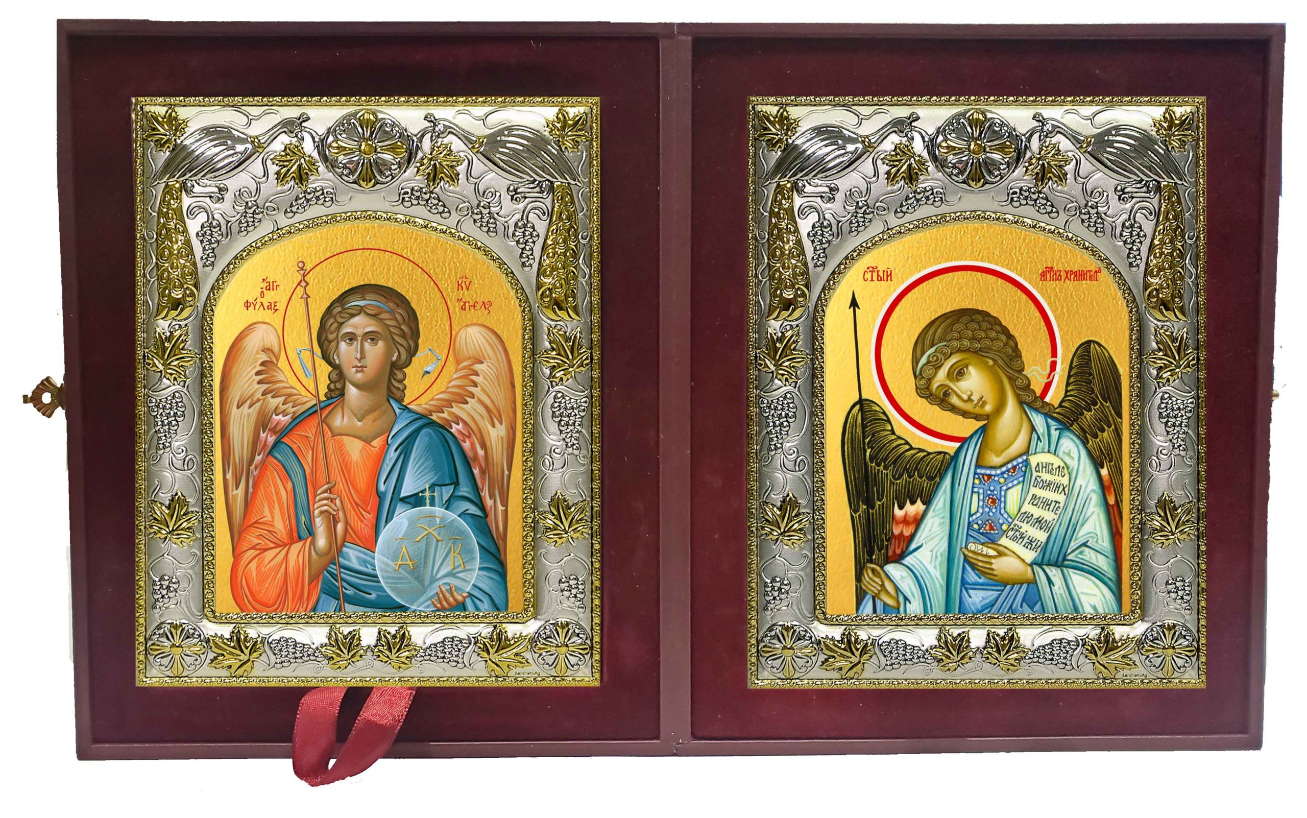 Складень Ангел Хранитель и Ангел Хранитель