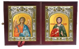 Складень Ангел Хранитель и Максим Доростольский, Озовийский, мученик