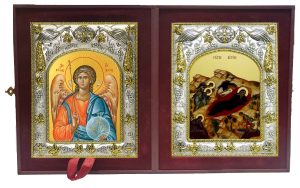 Складень Ангел Хранитель и Рождество Христово